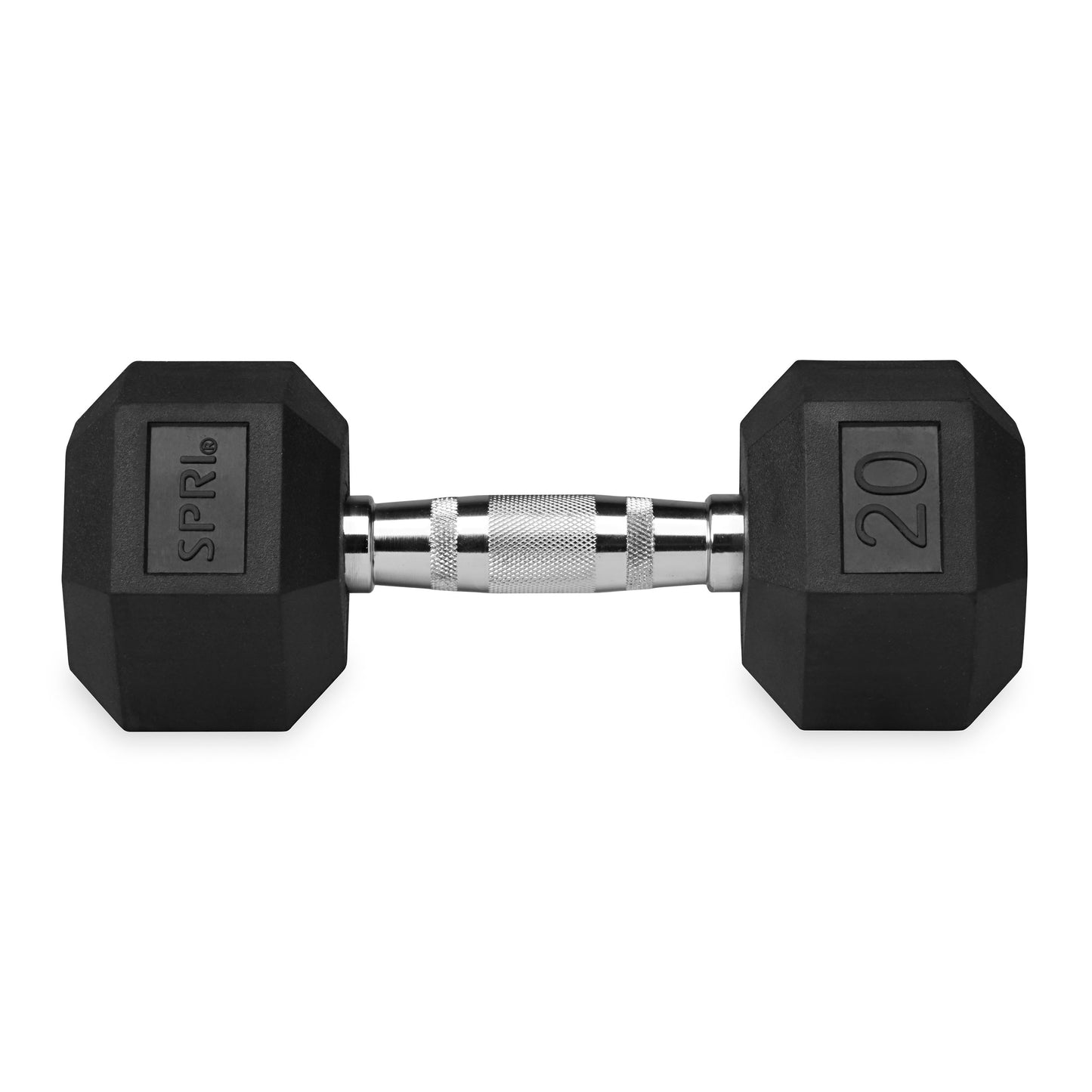 20lb six-sided single dumbbell